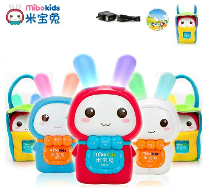 儿童玩具米宝兔早教故事机 早教机 幼儿宝宝mp3可下载充电故事机