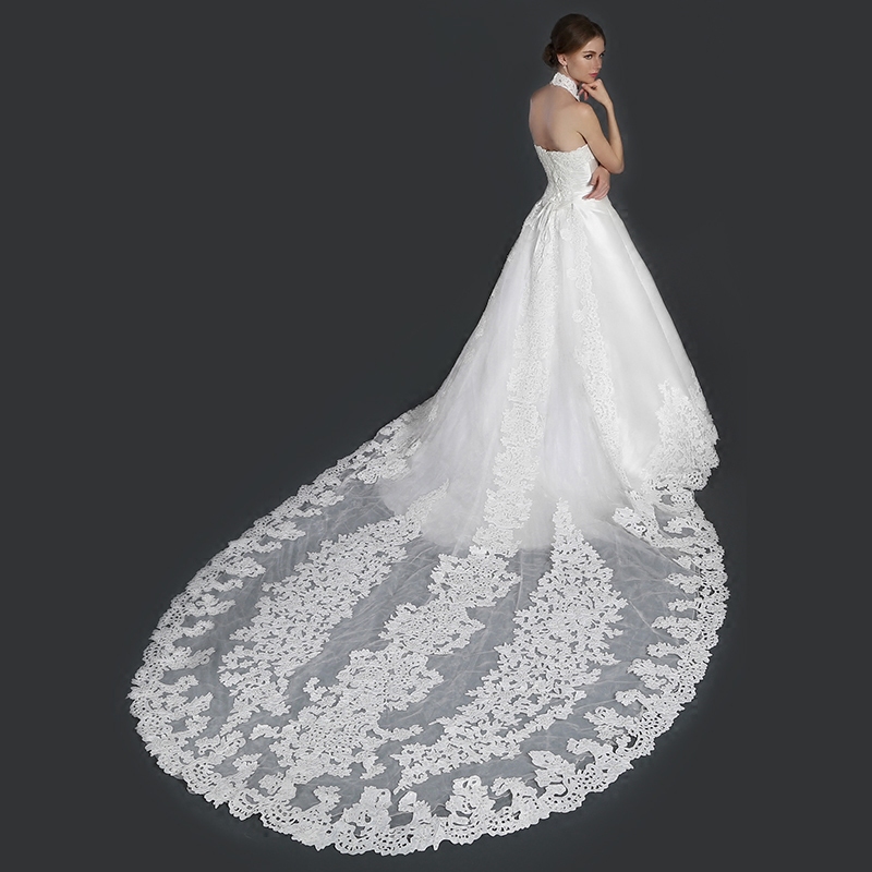 菲凡新娘进口原版高端婚纱定制。婚纱礼服 新款2015冬婚纱 长拖尾