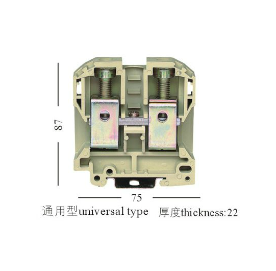 直销奥宇电器 高品质SAK-70EN JXB-70/35 70平方导轨组合接线端子