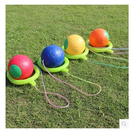 幼儿园儿童感统器材蹦蹦球 跳跳球 单腿甩脚球脚跳球玩具包邮