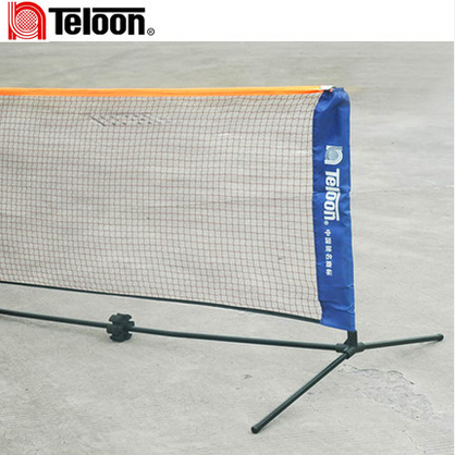 包邮Teloon 天龙3米/6米便携式可折叠 动简易 网球拦网网球网架