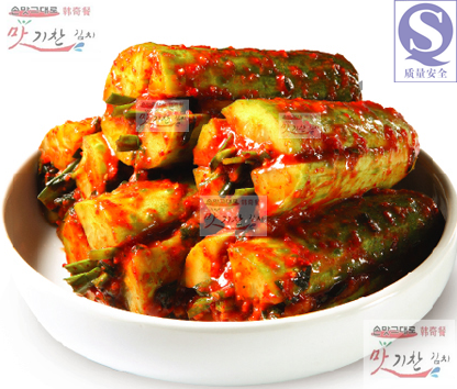 韩奇餐好吃下饭菜美食小吃 韩式特产零食 韩国泡菜正宗黄瓜段700g