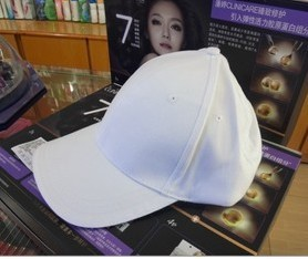 宝洁太阳帽子白色太阳帽子纯棉超高品质
