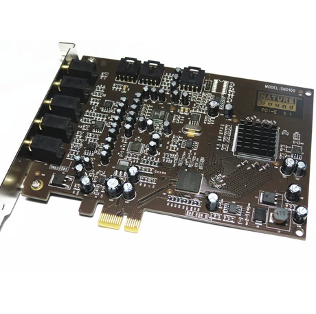 【奶瓶音频】纯声SN0105 PCI-E小机箱声卡 超创新5.1声卡包kx调试