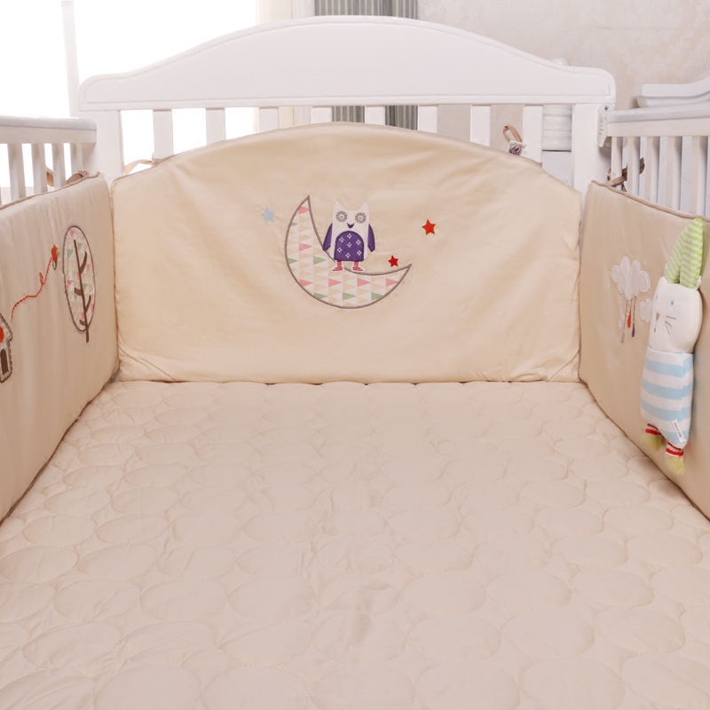 韩国纯棉婴儿床围被子七件套婴儿床上用品新生儿宝宝床品包邮