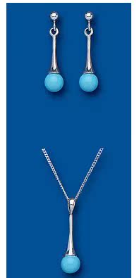 ATHENA雅典娜全球广场欧洲进口珠宝首饰简约纯净耳环项链套装现货