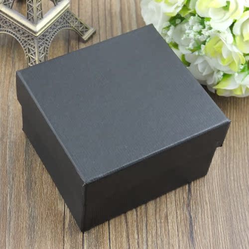 精美手表盒 硬纸盒 包装盒 礼品盒子 黑色 可大量批发