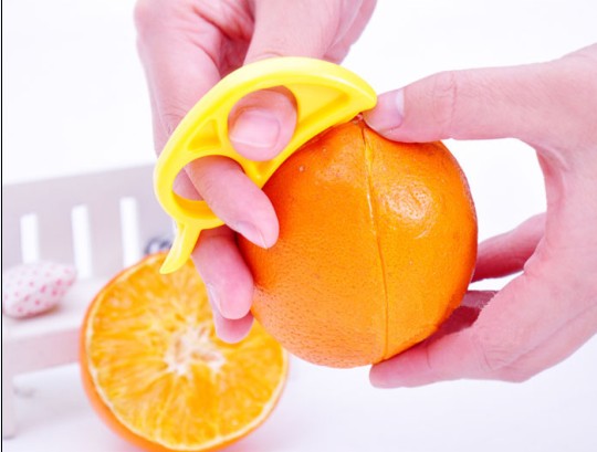 洁尔雅小老鼠开橙器剥橙器 巧妙水果剥皮器 爆款特价