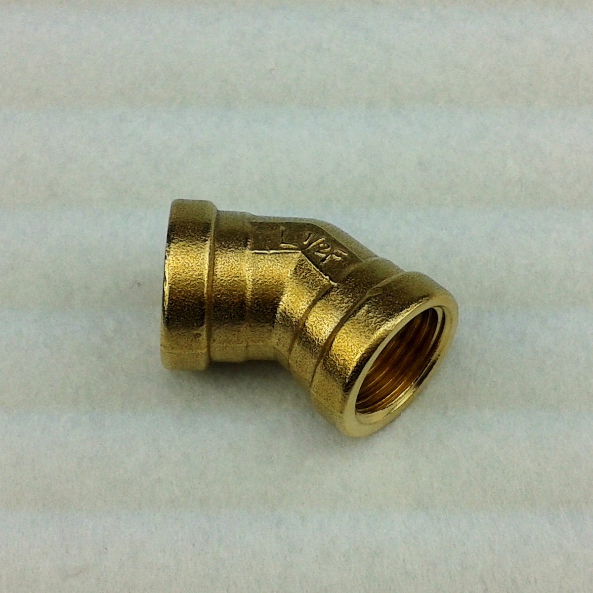 4分内丝/内牙铜弯头 45度弯头 水暖配件 水管接头 铜配件 铜接头