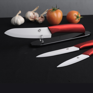 陶瓷刀 6英寸带刀套 5色选 厨师刀 超锋利耐用 批发价更低 防滑柄