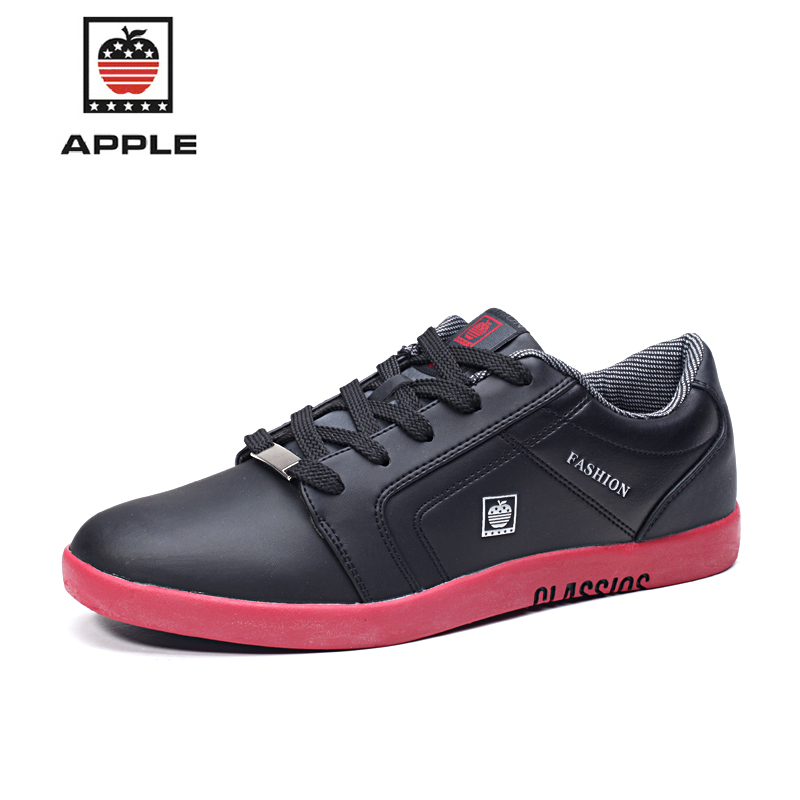 Apple苹果正品流行男鞋秋季新款男士潮流板鞋平跟拼色日常休闲鞋