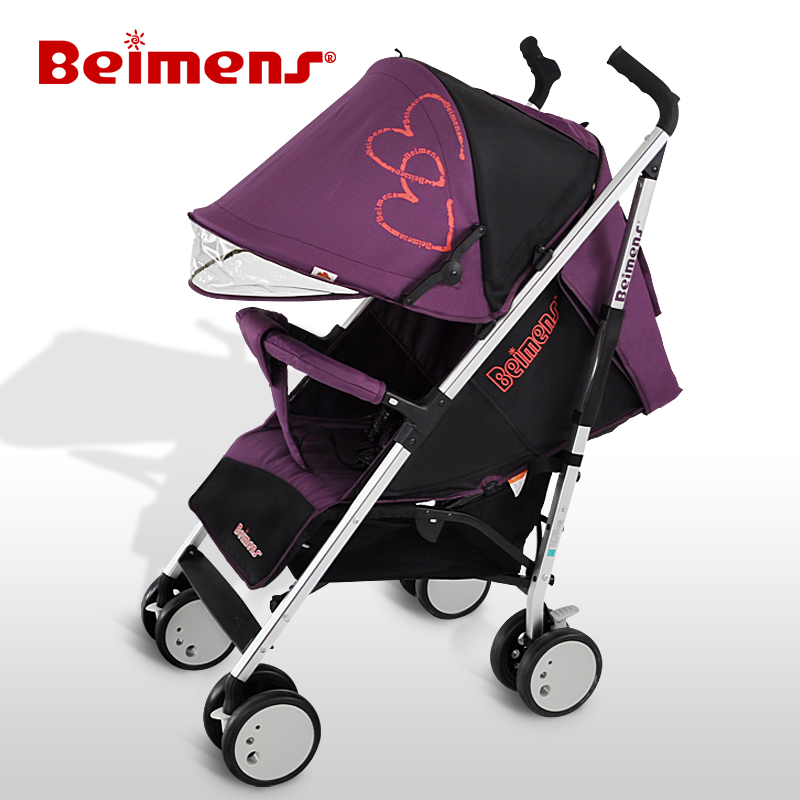 贝蒙师出口欧洲铝合金婴儿推车可躺可坐超轻便折叠BB宝宝婴儿伞车