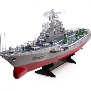 恒泰遥控船模型超大航空母舰玩具遥控高速快艇双马达航母遥控军舰