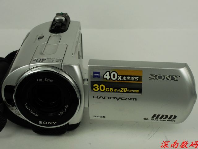 Sony/索尼 DCR-SR42E 30G硬盘 40倍变焦 二手数码摄像机