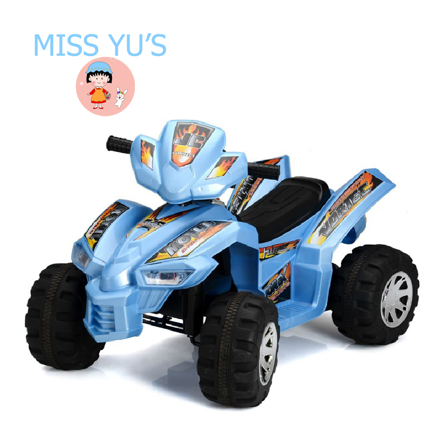 孩子乐儿童电动车 双驱电动沙滩车宝宝可坐玩具四轮儿童玩具汽车