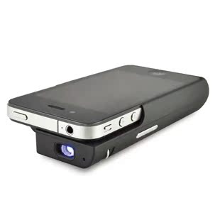 苹果微型投影仪iPhone4s ipad 手机充电迷你LED投影机 DLP技术