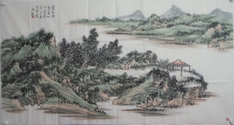 中国美术家协会员甘肃名家书画国画字画风图片