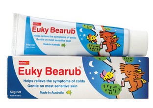 澳洲直邮Euky Bearub桉树膏止咳/通鼻膏/婴幼儿/孕妇效果佳50g
