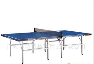 正品广州双鱼牌501B加强型 比赛单折式乒乓球桌 训练级乒乓球台