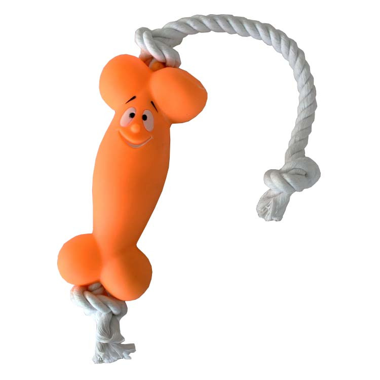 宠物玩具 塑胶结绳玩具
