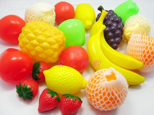 认识水果 仿真水果玩具 塑料水果 过家家玩具 当洗澡玩具 250克
