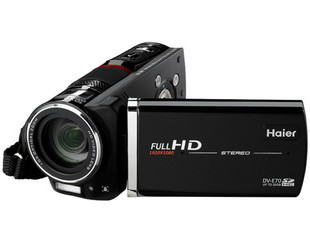 Haier/海尔DV-E70 数码摄像机 经典DV  高清大屏  官方正品
