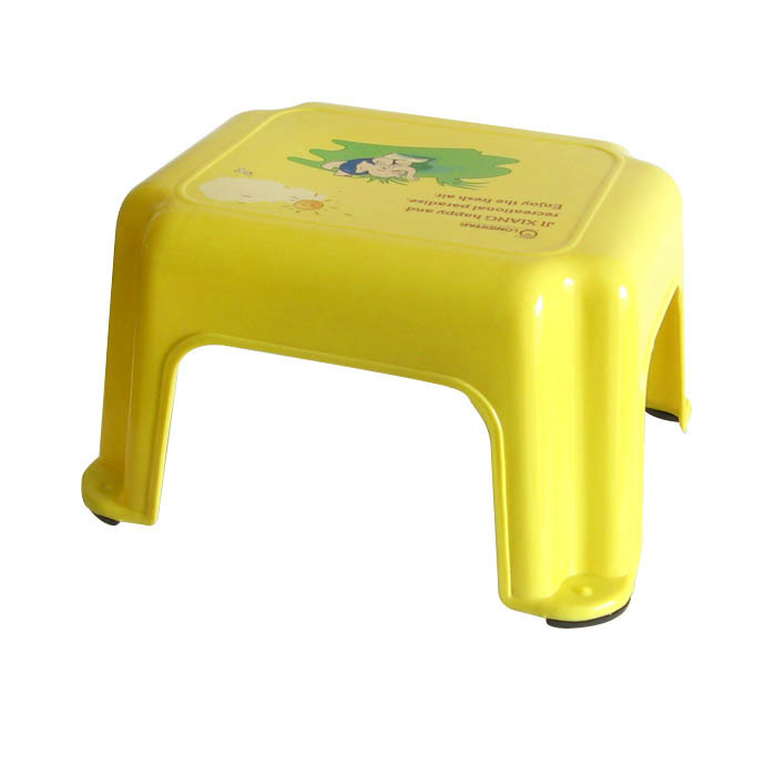恒德家居 龙士达 塑料凳子 矮凳 印花 小长方凳 LSD8022 0.3