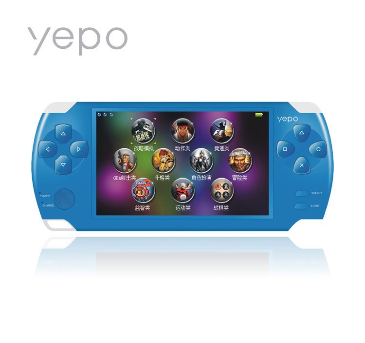 包邮 yepo远鹏 YP3000 PSP游戏机 4.3寸 3D游戏  MP5 4G