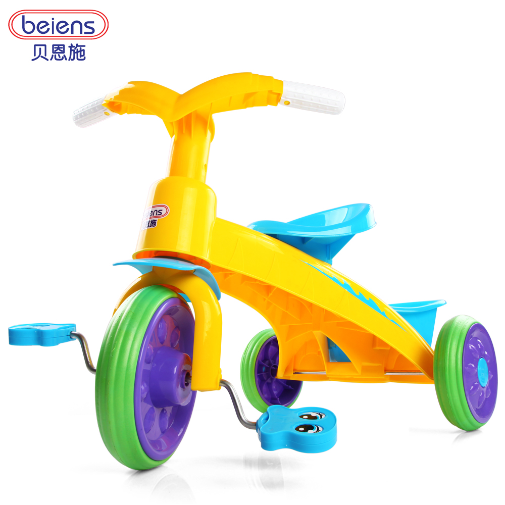 贝恩施1-3岁儿童车 三轮脚踏车 宝宝户外运动自行车玩具 小孩玩具
