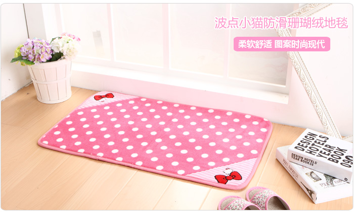 爬行地毯KT猫地垫hellokitty地毯卡通床垫午睡瑜伽垫