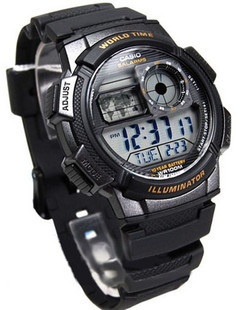 正品卡西欧学生手表 男士运动手表 ae-1000w-1avdf电子手表