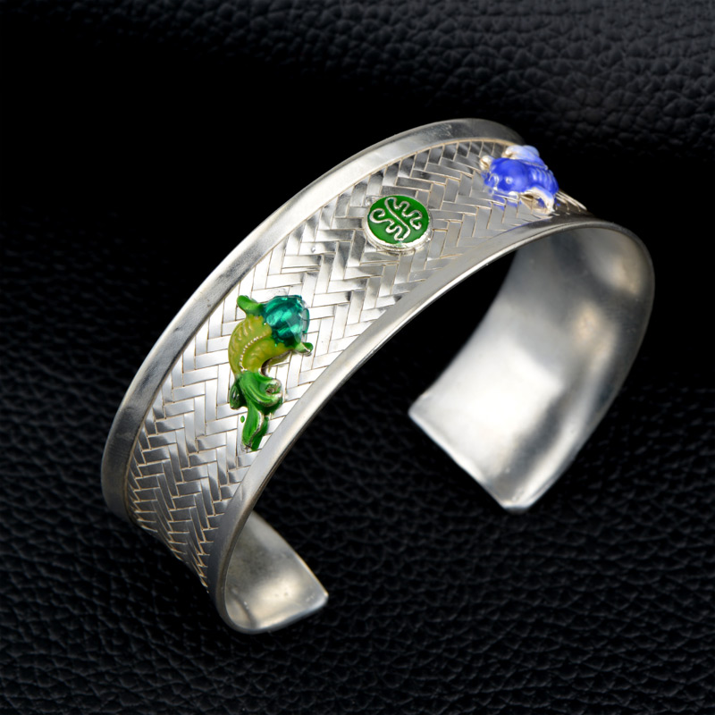 非常泰全新现货新鲜出炉泰国银饰欧美手镯珠宝首饰个性定制510164