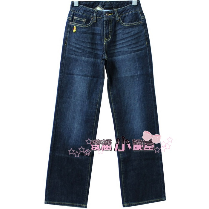 【买就送】小熊/POOH专柜正品女装2011牛仔裤暗蓝色PS192209