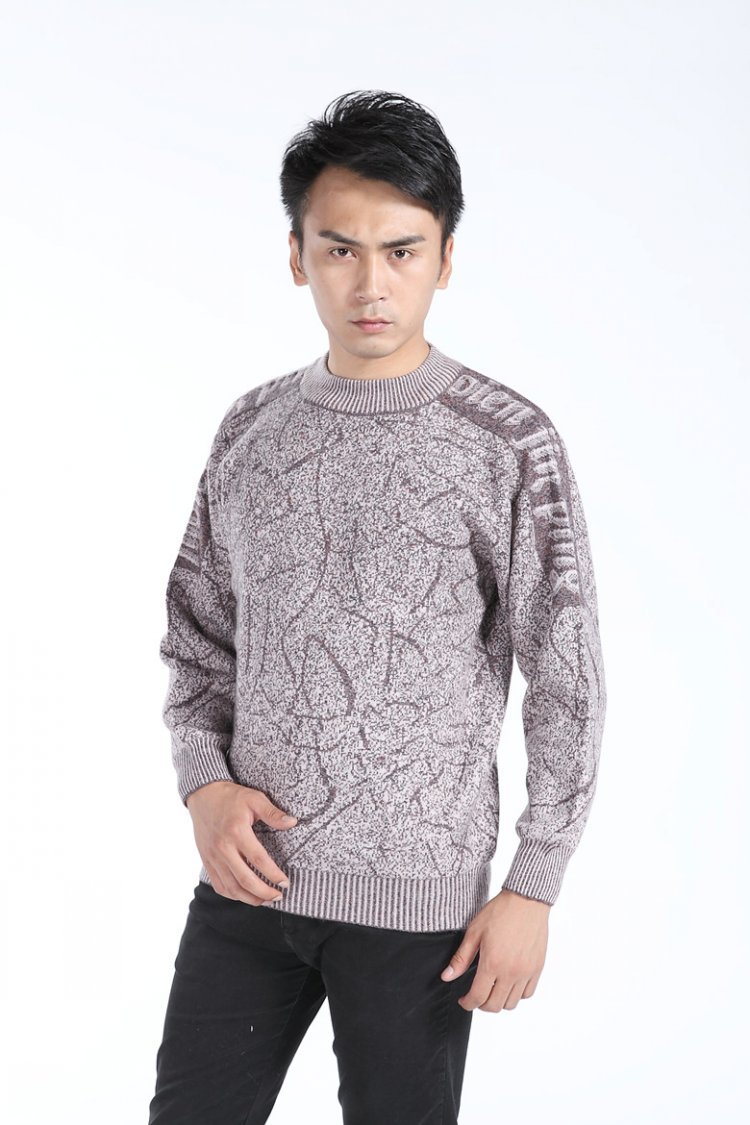 2012秋冬品牌新款男式羊绒衫加厚电脑提花男士羊毛衫毛衣特价正品