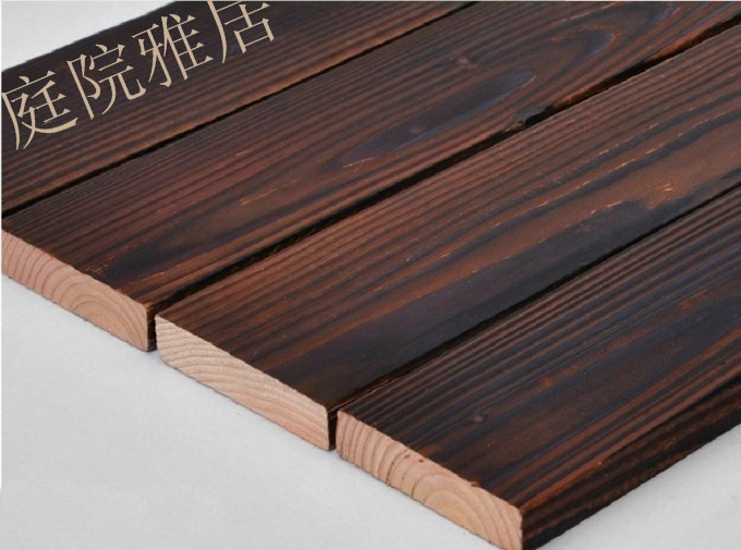 户外阳台防腐木 地板龙骨 木料 木方碳化木 龙骨实木地板 板材料