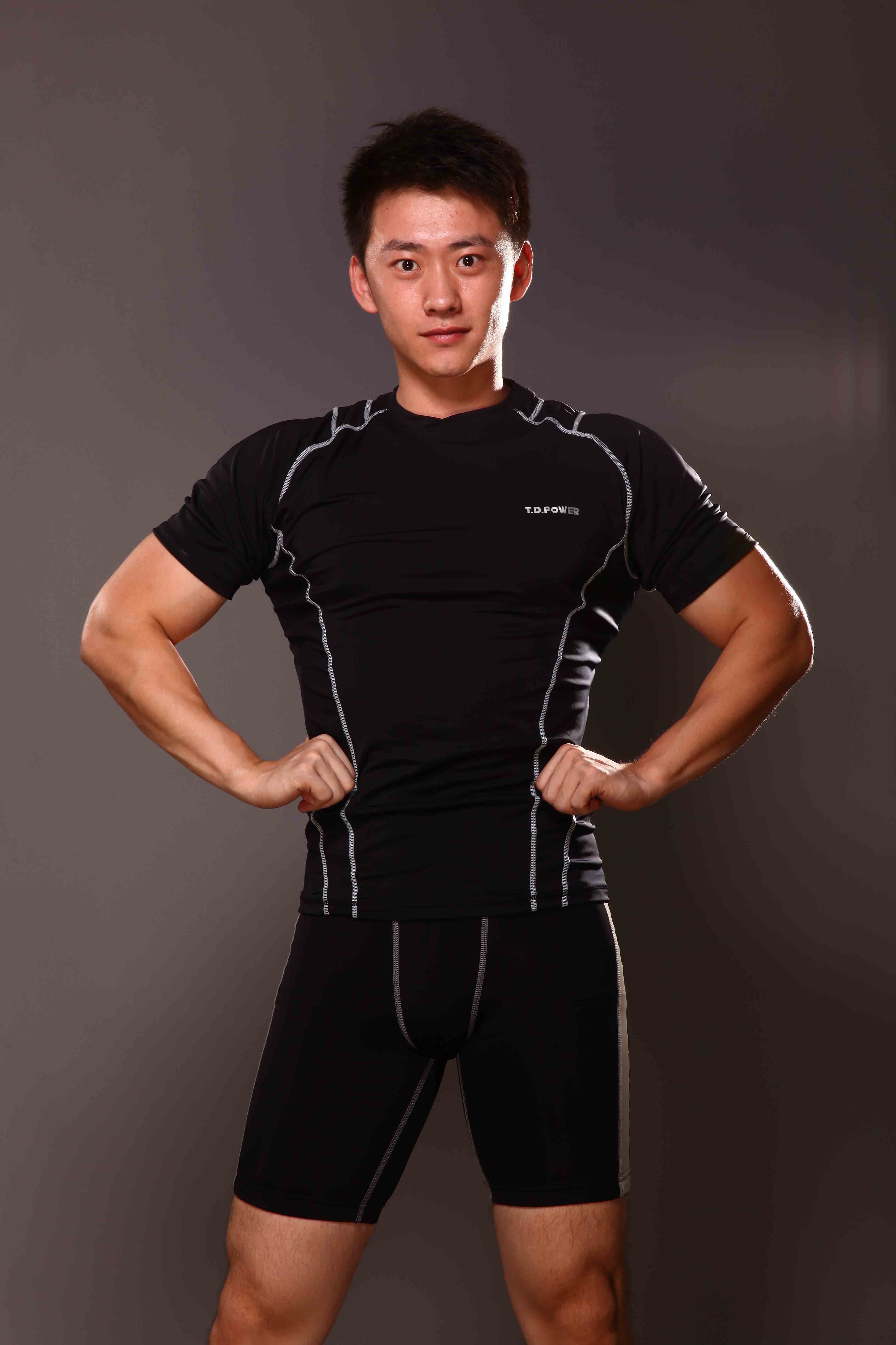唐力龙skins高性能健身运动短袖系列——TS802套装