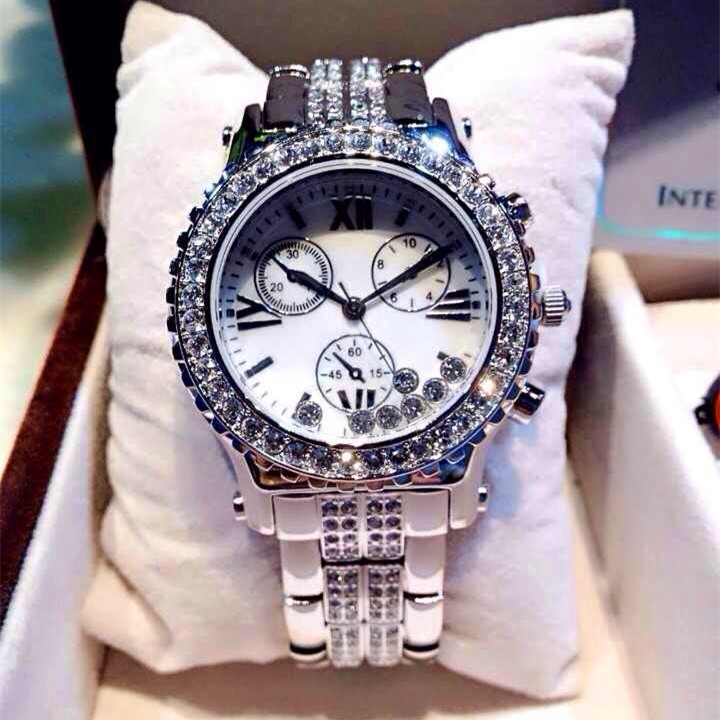 香港savina专柜正品女表３１６医疗钢表带镶嵌施华洛世奇水钻手表