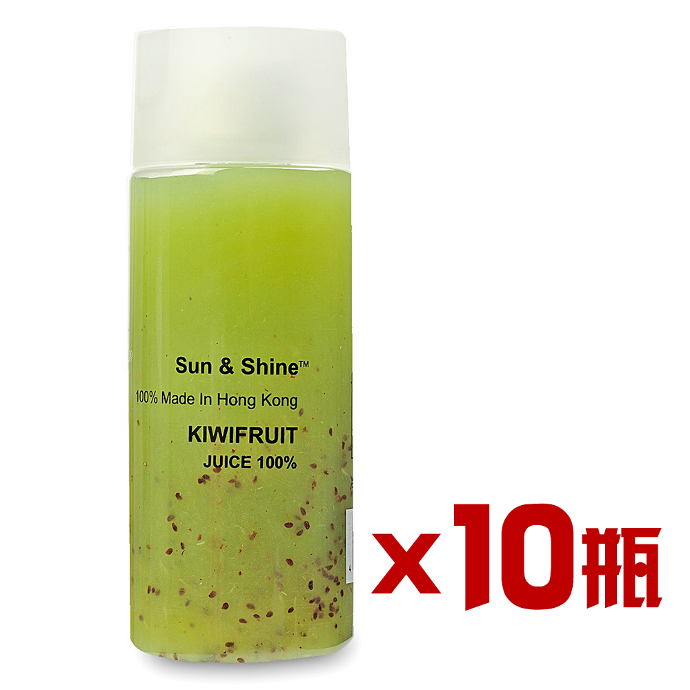 包邮 香港sun&shine猕猴桃/奇异果汁10瓶【711专供】进口鲜榨果汁