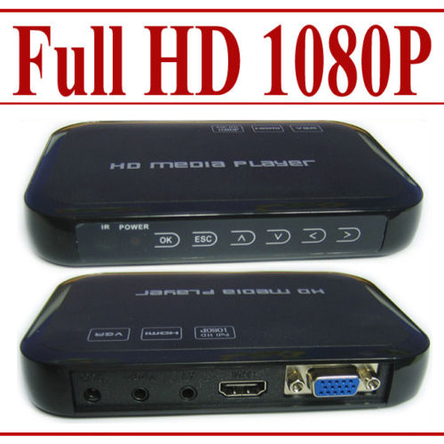 全高清播放器 1080P 多媒体外接硬盘播放器-SD读卡器-VGA