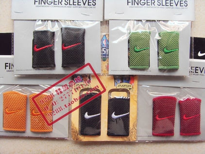 新款护指 NBA篮球护具 刺绣网状护手指 户外运动 球迷用品纪念品