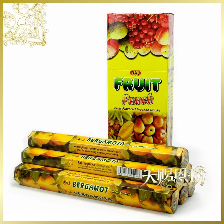 新品促销 进口正品RAJ印度香薰香料 传统手工线香 香柠檬/小盒