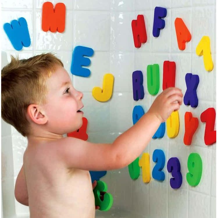 EVA字母 儿童益智 洗澡玩具（卡装）宝宝益智早教英文 新包装