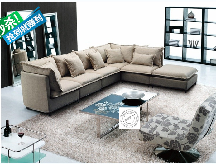 上海厂家直销简约时尚宜家布艺沙发小户型客厅组合沙发可来样定做