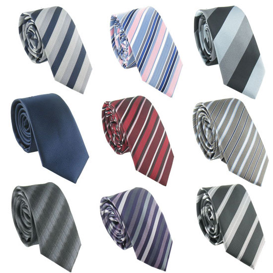 包邮 韩版窄领带 多色可选 6CM 男士 休闲 条纹