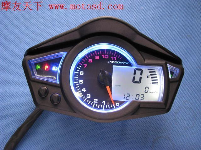 摩托车仪表改装仪表液晶仪表适合所有车型不需改装磁感应