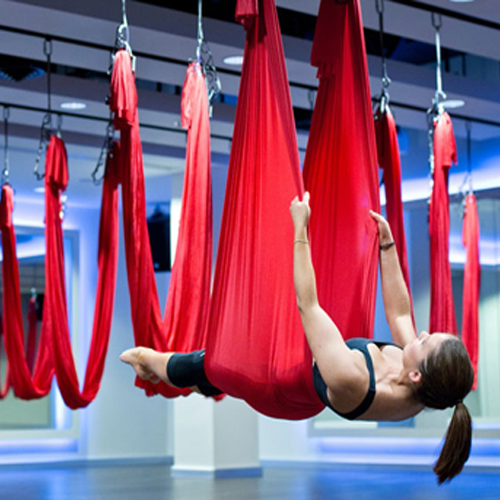 反重力正品瑜伽弹力布有弹力空中瑜伽吊床宽2.8米无拼接瑜珈吊绳