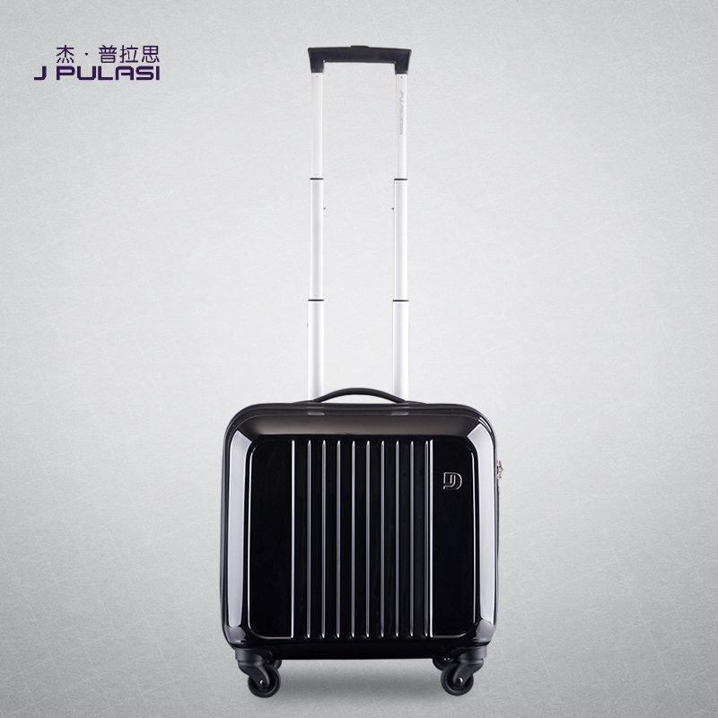 台湾专柜杰普拉思万向轮拉杆箱 16寸pc+abs旅行箱行李箱电脑箱子