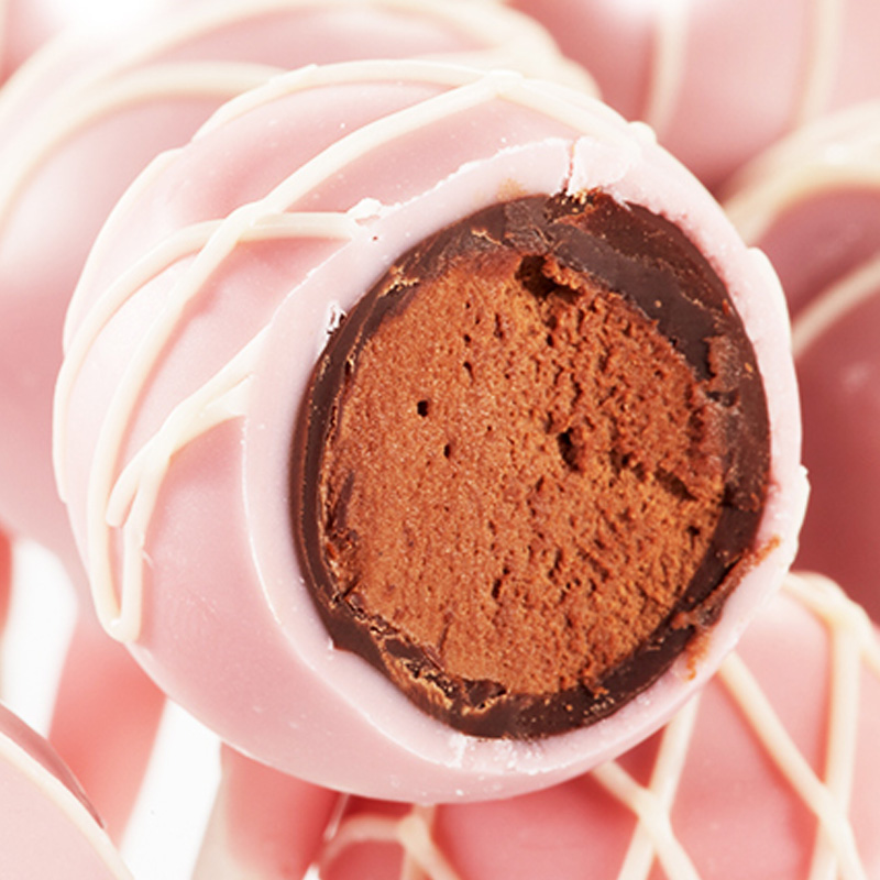 巧克巧蔻草莓味夹心巧克力棒棒糖大礼盒情人节糖果儿童礼物