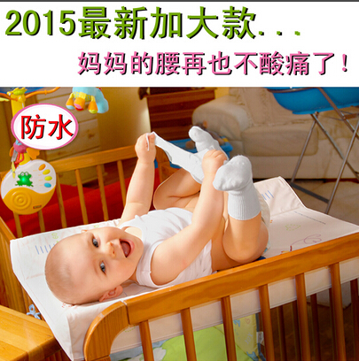 2015新款婴儿床 游戏床折叠护理台木床 床中床 尿布台 出口