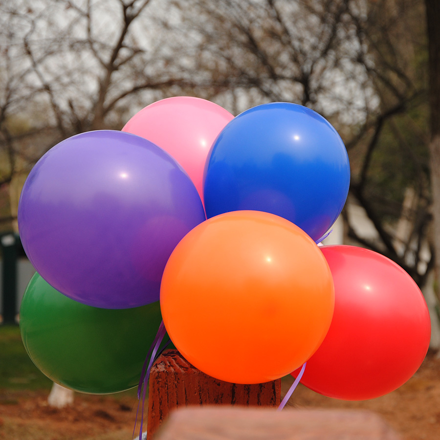 韩国进口气球厚亚光气球加厚10寸装饰气球宝宝生日布置儿童10个装